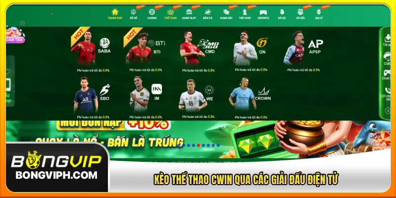 Kèo thể thao CWIN qua các giải đấu điện tử