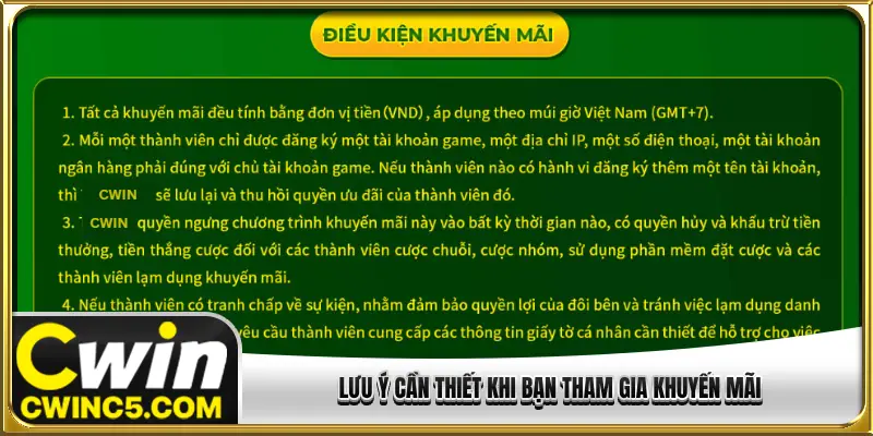 Những lưu ý cần thiết khi bạn tham gia khuyến mãi
