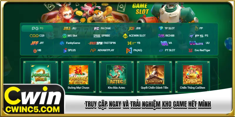 Truy cập ngay và trải nghiệm kho game hết mình